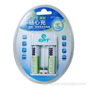 Battery Charger for AA, AAA  Rechargeable Batteries